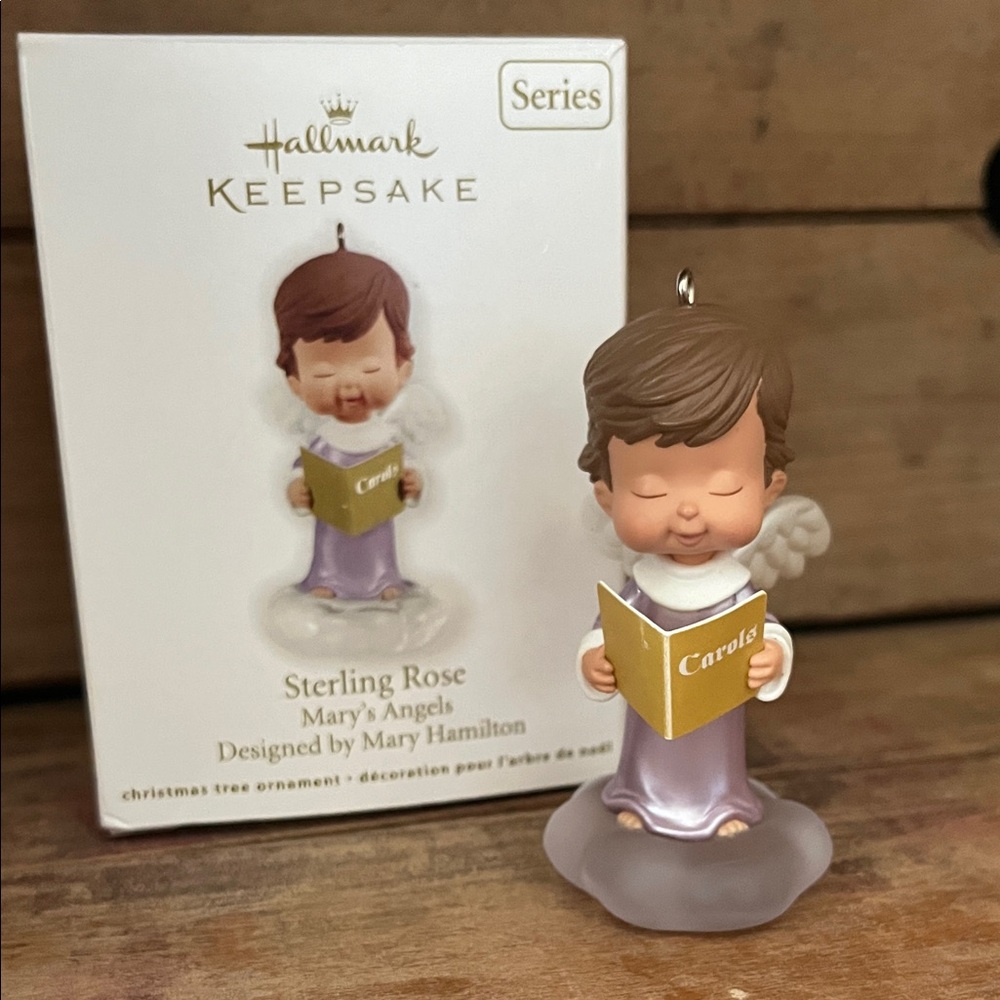 Hallmark Keepsake Mary’s Angel 2012 Sterling Rose